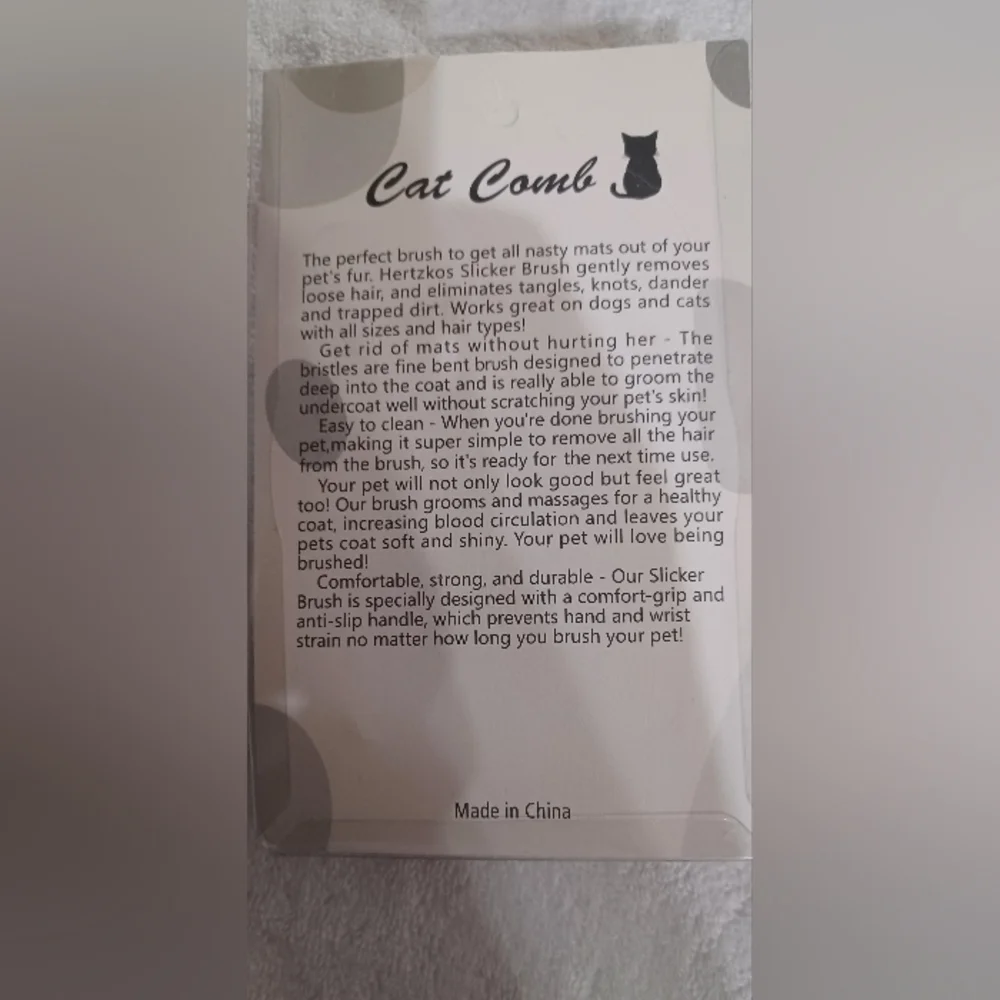 Cat Comb
